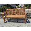 Contemporary Teak Garden Bench - 1