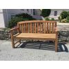 Contemporary Teak Garden Bench - 2