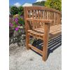 Contemporary Teak Garden Bench - 3