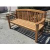 Contemporary Teak Garden Bench - 4