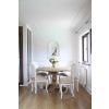 1.3m Farmhouse Pedestal Dining Table with 6 Murano Chairs  - 0