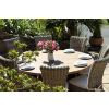 1.8m Reclaimed Teak Character Garden Table with 8 Latifa Chairs - 3