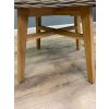 1.2m Reclaimed Teak Root Circular Dining Table with 4 Scandi Armchairs  - 9