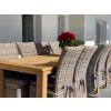 3m Reclaimed Teak Outdoor Open Slatted Table with 10 Latifa Chairs - 13