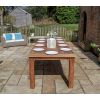 3m Reclaimed Teak Outdoor Open Slatted Table with 10 Latifa Chairs - 10
