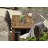 2.4m Reclaimed Teak Outdoor Open Slatted Table with 10 Latifa Chairs - 6