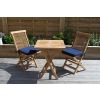 60cm Teak Square Folding Table - 1