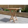 70cm Teak Square Folding Table - 4