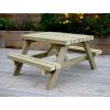 Swedish Redwood Children's Picnic Bench - 0