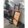 Teak Bar Tray Table - 4