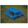 Junior Recycled Plastic Heavy Duty Picnic Bench - 4