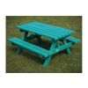 Junior Recycled Plastic Heavy Duty Picnic Bench - 5