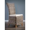 Latifa Natural Wicker Dining Chair - 0