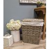 Large Natural Wicker Laundry Basket - 0
