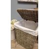 Large Natural Wicker Laundry Basket - 2