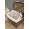 Natural Wicker Laundry Basket Pair - 4