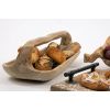 Reclaimed Teak Root Bowl With Handle - 3