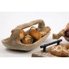 Reclaimed Teak Root Bowl With Handle - 3