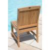 1.2m x 1.2m - 1.8m Teak Circular Extending Table with 6 Marley Chairs - With or Without Arms - 10