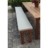 2m Reclaimed Teak Dinklik Dining Table With 2 Backless Benches - 8