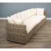 Puri Natural Wicker 4 Sectional Sofa - 6