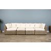 Puri Natural Wicker 4 Sectional Sofa - 5