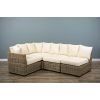 Puri Natural Wicker 4 Sectional Sofa - 1