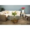 Puri Natural Wicker 4 Sectional Sofa - 2