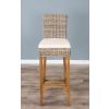 Kubu Grey Wicker Bar Stool - 3