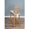 Kubu Grey Wicker Bar Stool - 1