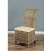 Latifa Natural Wicker Dining Chair - 4