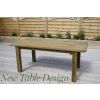 2.4m Douglas Fir Woodland Table with 6 Woodland Armchairs - 1