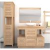 Oasis Teak Washstand with One Cupboard and Two Drawers - 105cm X 80cm - 0