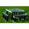 Recycled Plastic Square Picnic Bench - 4
