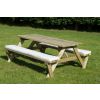 Heavy Duty A Frame Picnic Table - 7