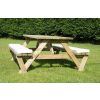 Heavy Duty A Frame Picnic Table - 6
