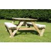 Heavy Duty A Frame Picnic Table - 6