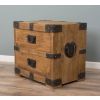 Reclaimed Elm Chunky Chest with Two Drawers  - 4
