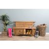 Reclaimed Elm Welly Boot Bench with Storage - 2