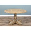 1.3m Farmhouse Pedestal Dining Table with 6 Murano Chairs  - 2