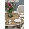 1.3m Country Pedestal Dining Table with 6 Ellena Chairs  - 9