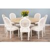 1.6m Farmhouse Pedestal Dining Table with 8 Ellena Chairs - 1