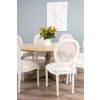 1.6m Farmhouse Pedestal Dining Table with 8 Ellena Chairs - 2