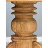1.5m Reclaimed Teak Circular Pedestal Dining Table with 6 Zorro Chairs - 4