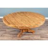 1.8m Reclaimed Teak Circular Pedestal Table with 8 Donna Armchairs - 6