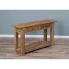 140cm Reclaimed Teak Hall Table - 3
