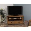 Reclaimed Teak Natural Corner TV Cabinet  - 0