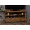 Reclaimed Teak Natural Corner TV Cabinet  - 2