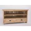 Reclaimed Teak White Wash Corner TV Cabinet - 3