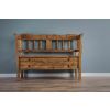 Reclaimed Teak Country Bench with Storage Compartment - 0